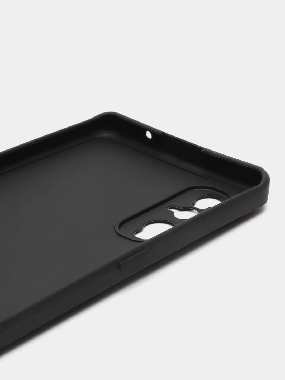 Черный чехол для OPPO Find X2 (Оппо Финд Х2), силиконовый
