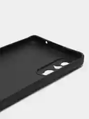 Черный чехол для OPPO Find X2 (Оппо Финд Х2), силиконовый
