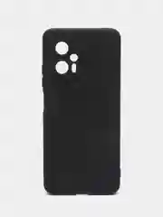 Черный чехол для Xiaomi POCO X4 GT (Сяоми Поко Х4 ГТ), прозрачный противоударный