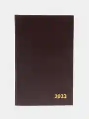 Коричневый ежедневник А5, датированный, 2023 год