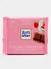 Шоколад молочный Ritter Sport "Клубника с йогуртом", 100 гр