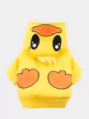 Желтый толстовка с капюшоном для собак и кошек