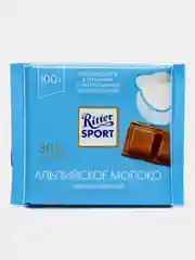 Шоколад молочный Ritter Sport "Альпийское молоко", 100 гр
