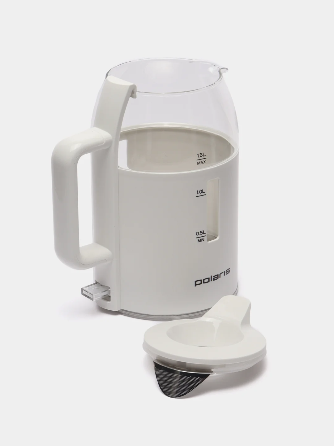 Чайник Polaris PWK 1545CGL Water Way Pro, белый
