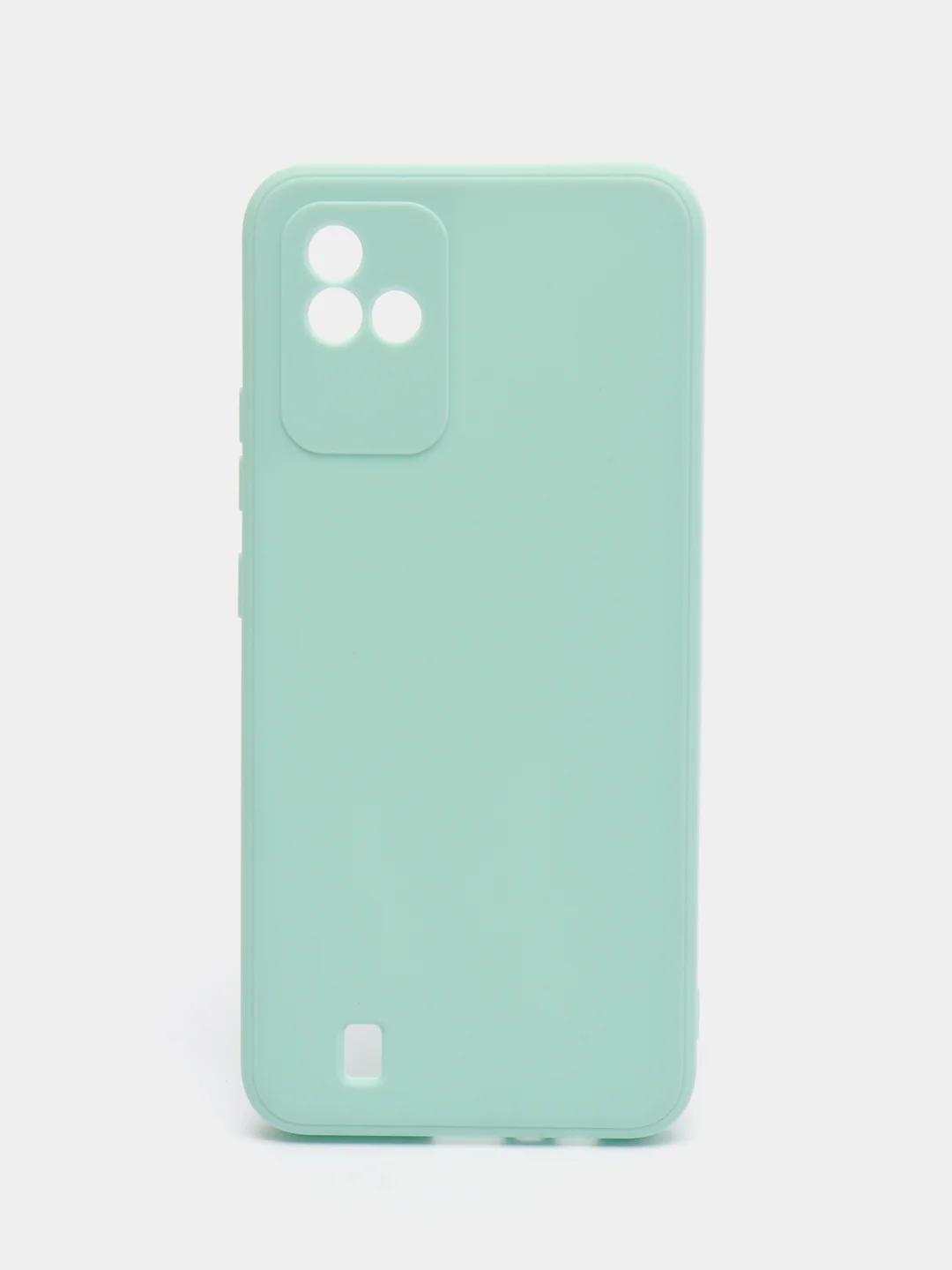 Бирюзовый чехол Realme NARZO 50i / Реалми Нарзо 50 ай, силиконовый
