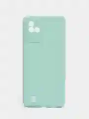 Бирюзовый чехол Realme NARZO 50i / Реалми Нарзо 50 ай, силиконовый