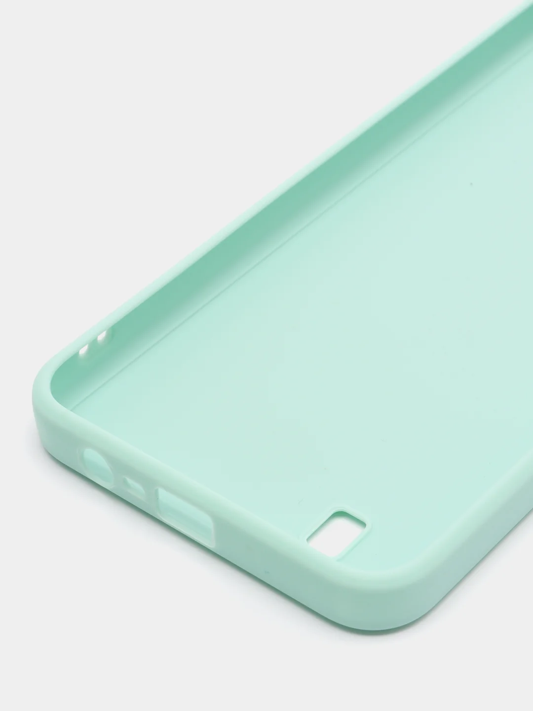 Бирюзовый чехол Realme NARZO 50i / Реалми Нарзо 50 ай, силиконовый