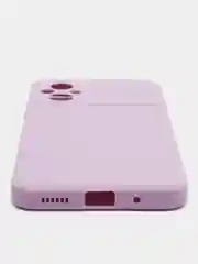 Сиреневый силиконовый чехол для Xiaomi POCO M5 4G / M4 5G (Поко М5 4Г / М4 5 Джи), прозрачный