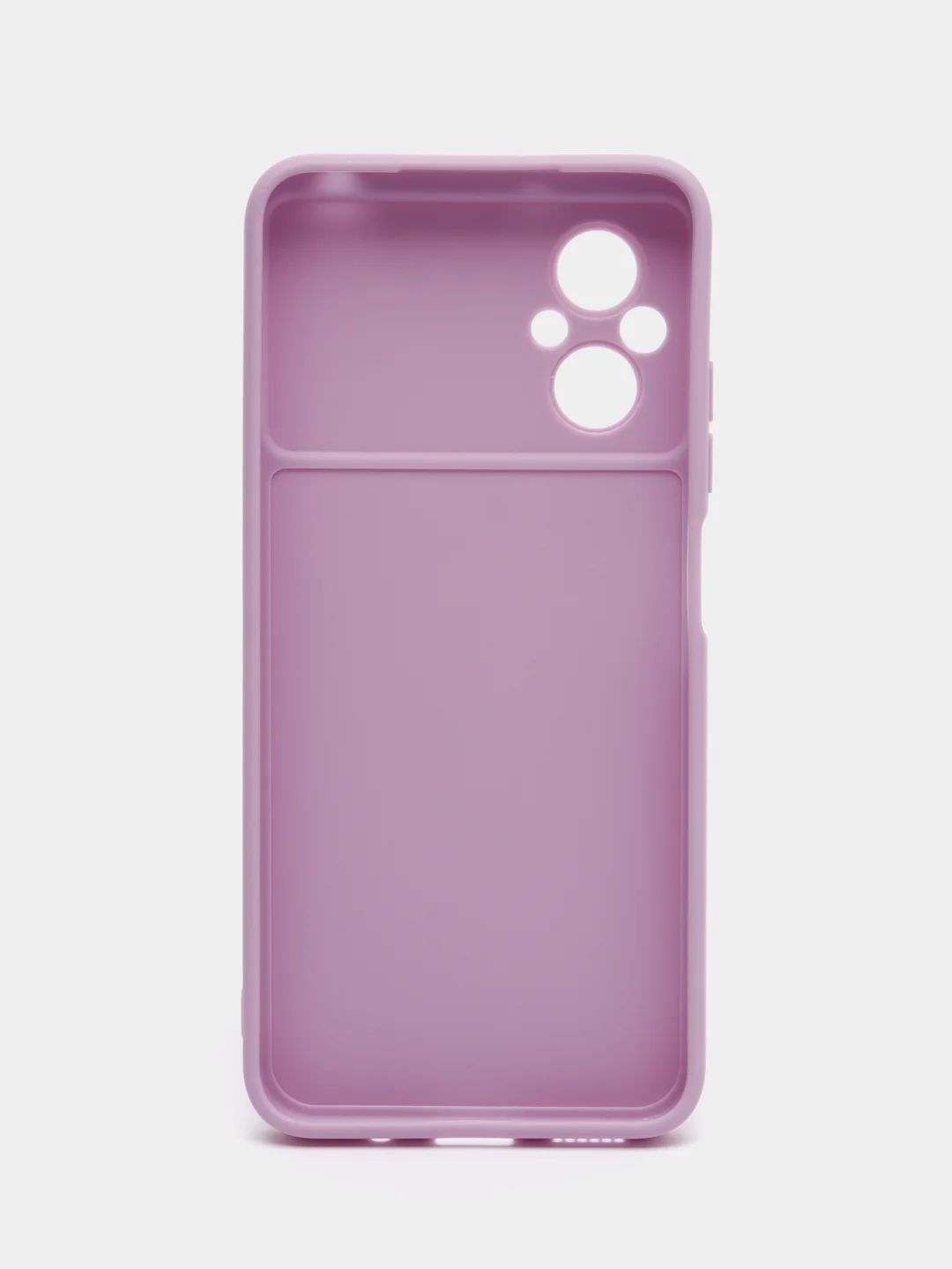 Сиреневый силиконовый чехол для Xiaomi POCO M5 4G / M4 5G (Поко М5 4Г / М4 5 Джи), прозрачный