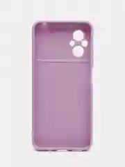 Сиреневый силиконовый чехол для Xiaomi POCO M5 4G / M4 5G (Поко М5 4Г / М4 5 Джи), прозрачный