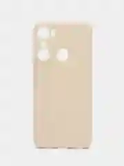 Белый силиконовый чехол для Infinix HOT 12 Pro (Инфиникс Хот 12 Про) прозрачный