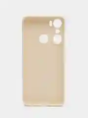 Белый силиконовый чехол для Infinix HOT 12 Pro (Инфиникс Хот 12 Про) прозрачный