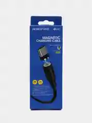 Черный магнитный кабель Borofone BX41, Type-C / USB-C, 3A, 1 м