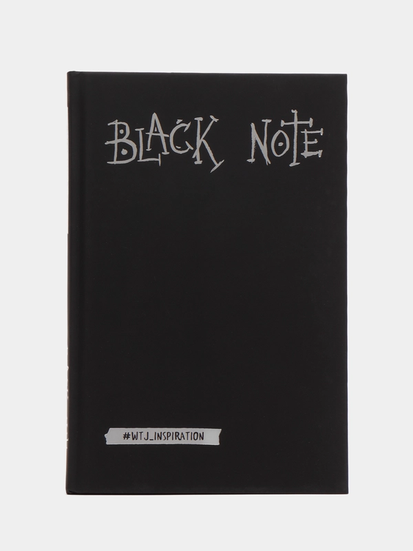 Блокнот с черными страницами Black Note, твердый переплет