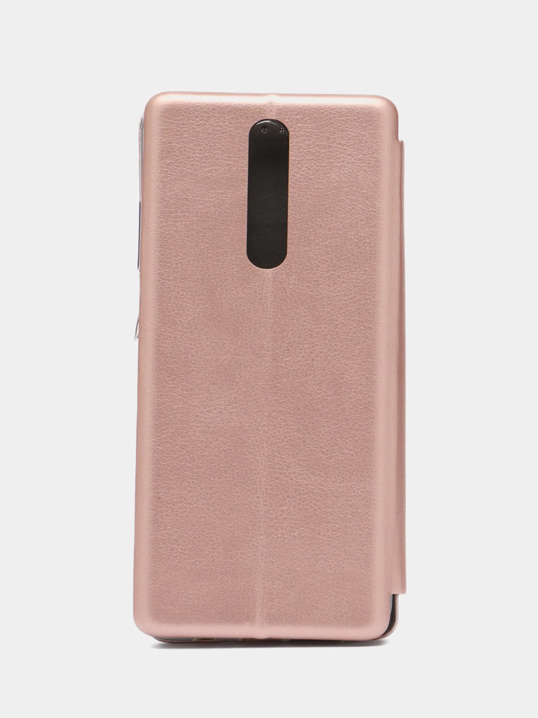 Розовый чехол-книжка на Xiaomi Redmi K30 / Poco X2, из экокожи, с карманом для карт