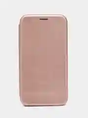 Розовый чехол-книжка на Huawei Mate 10 из эко кожи, с карманом для карт