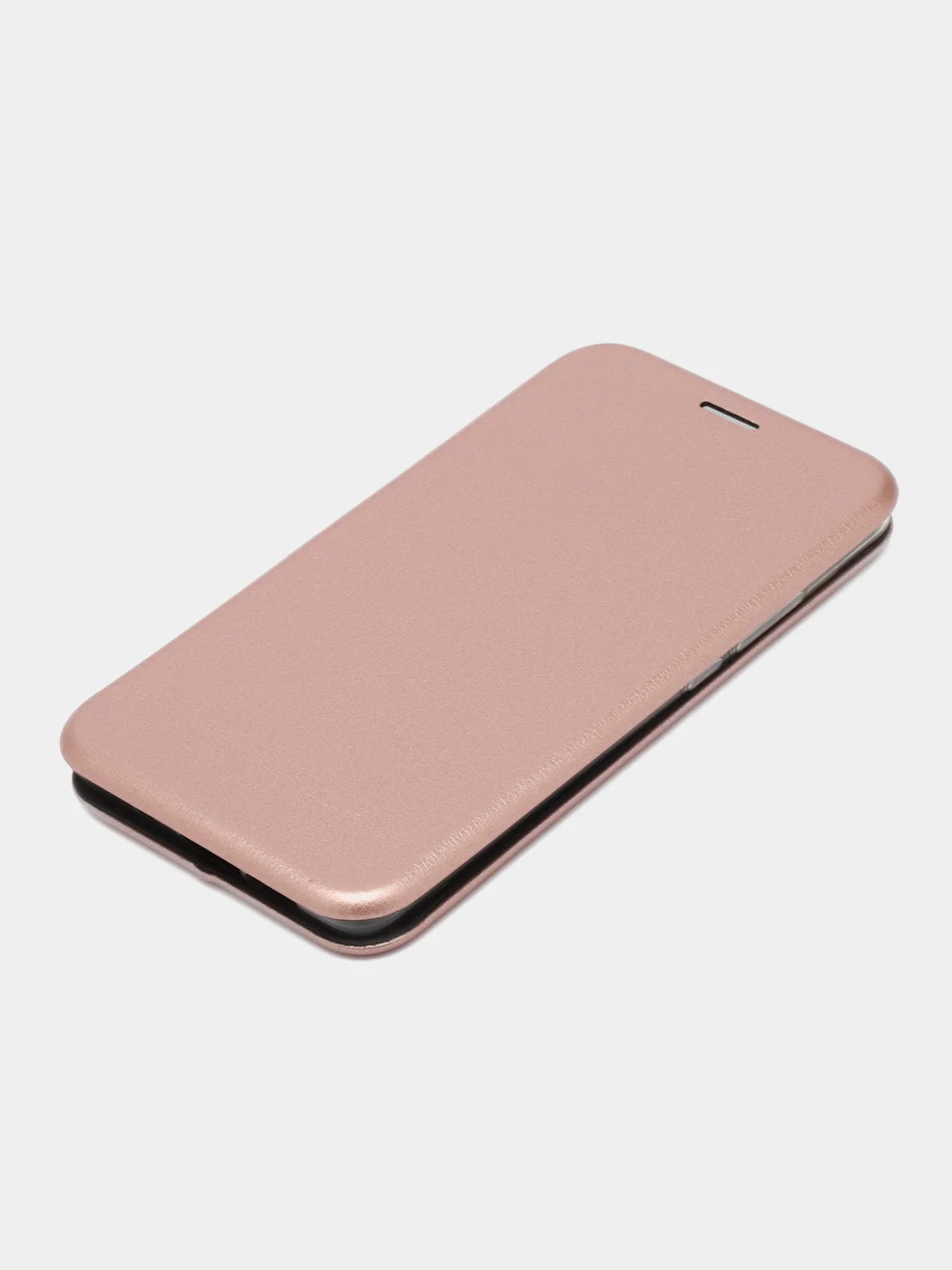 Золотой чехол-книжка на Huawei Mate 10 из эко кожи, с карманом для карт