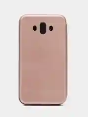 Золотой чехол-книжка на Huawei Mate 10 из эко кожи, с карманом для карт