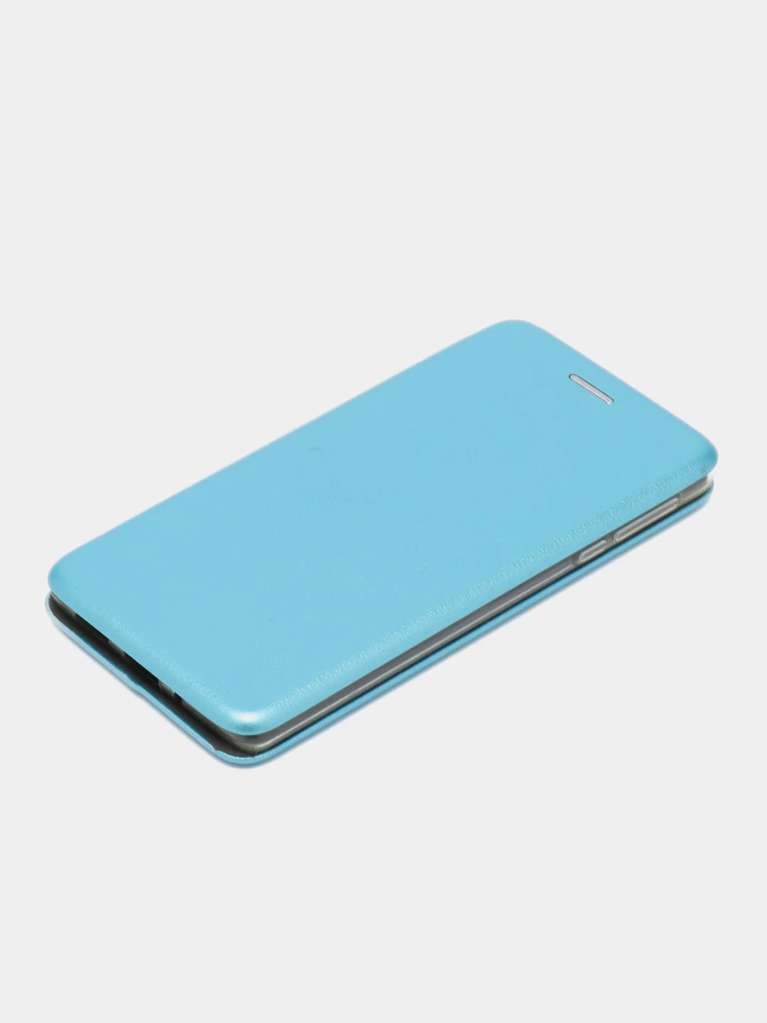 Голубой чехол-книжка для Nokia 2, 3, 6, 7, из эко кожи, с карманом для карт