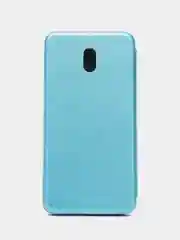 Голубой чехол-книжка для Nokia 2, 3, 6, 7, из эко кожи, с карманом для карт