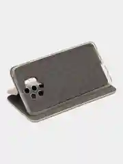 Золотой чехол книжка из эко кожи с карманом для карт на Nokia 9 Pureview
