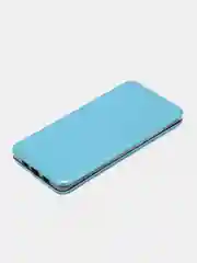 Голубой чехол-книжка на Xiaomi Mi Note 2, из экокожи, с карманом для карт