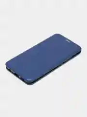 Синий чехол книжка из эко кожи с карманом для карт на Nokia 9 Pureview