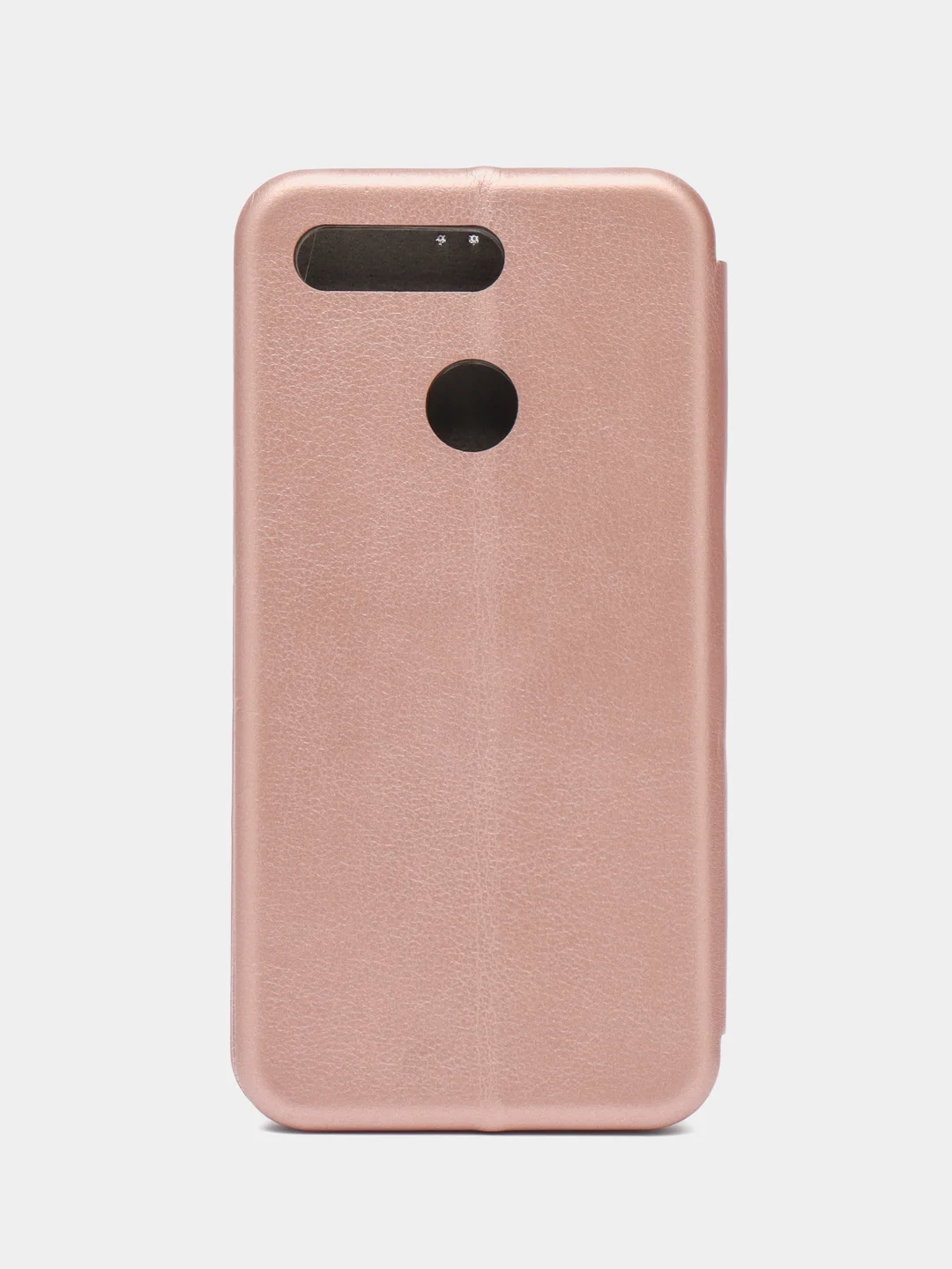 Розовый чехол-книжка на Huawei Honor V20 из экокожи, с карманом для карт