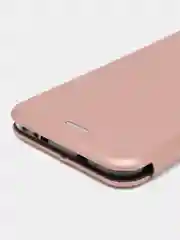 Розовый чехол-книжка на Huawei Honor V20 из экокожи, с карманом для карт