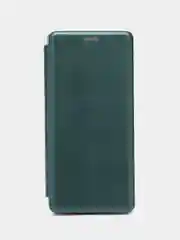 Зеленый чехол-книжка на Xiaomi Redmi K30 / Poco X2, из экокожи, с карманом для карт