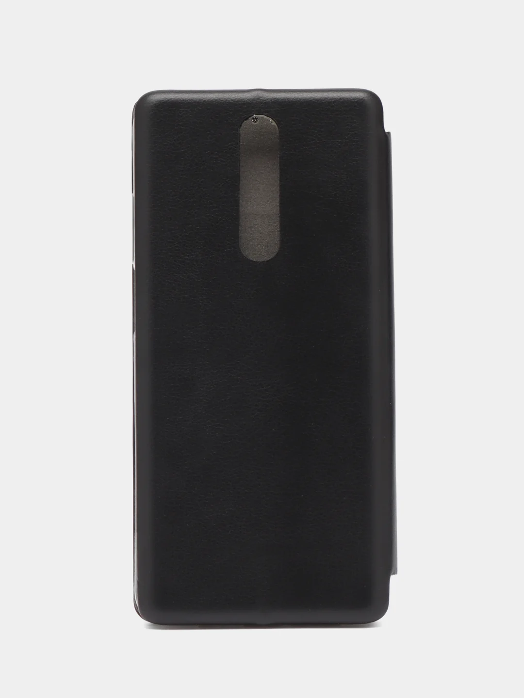 Черный чехол-книжка на Xiaomi Redmi K30 / Poco X2, из экокожи, с карманом для карт