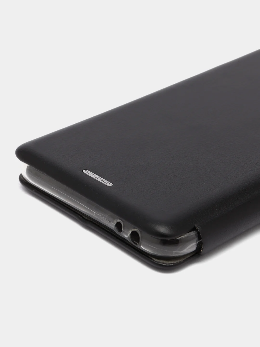 Черный чехол-книжка на Xiaomi Redmi K30 / Poco X2, из экокожи, с карманом для карт