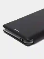 Черный чехол-книжка на Xiaomi Redmi K30 / Poco X2, из экокожи, с карманом для карт