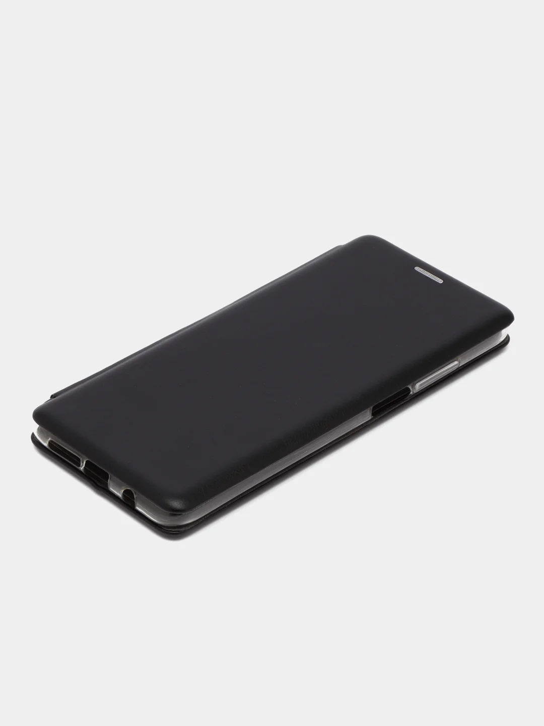 Черный чехол-книжка на Xiaomi Redmi K30 / Poco X2, из экокожи, с карманом для карт