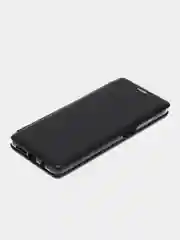 Черный чехол-книжка на Xiaomi Redmi K30 / Poco X2, из экокожи, с карманом для карт