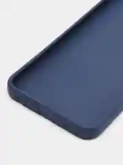 Синий силиконовый чехол для Infinix HOT 12 Pro (Инфиникс Хот 12 Про) прозрачный