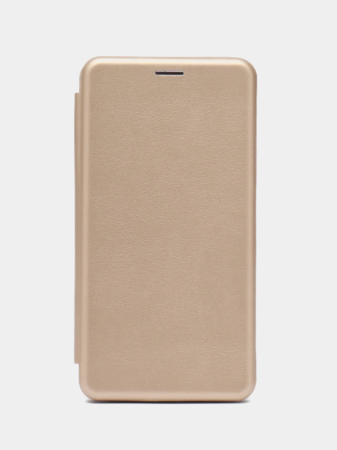 Золотой чехол-книжка на Huawei Mate 9 из эко кожи, с карманом для карт