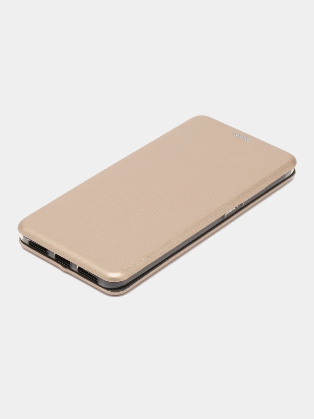 Золотой чехол-книжка на Huawei Mate 9 из эко кожи, с карманом для карт