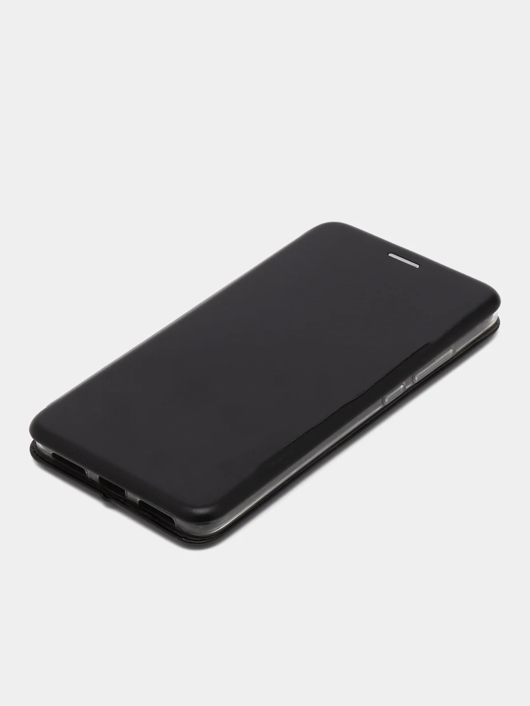 Черный чехол-книжка на Huawei Mate 9 из эко кожи, с карманом для карт