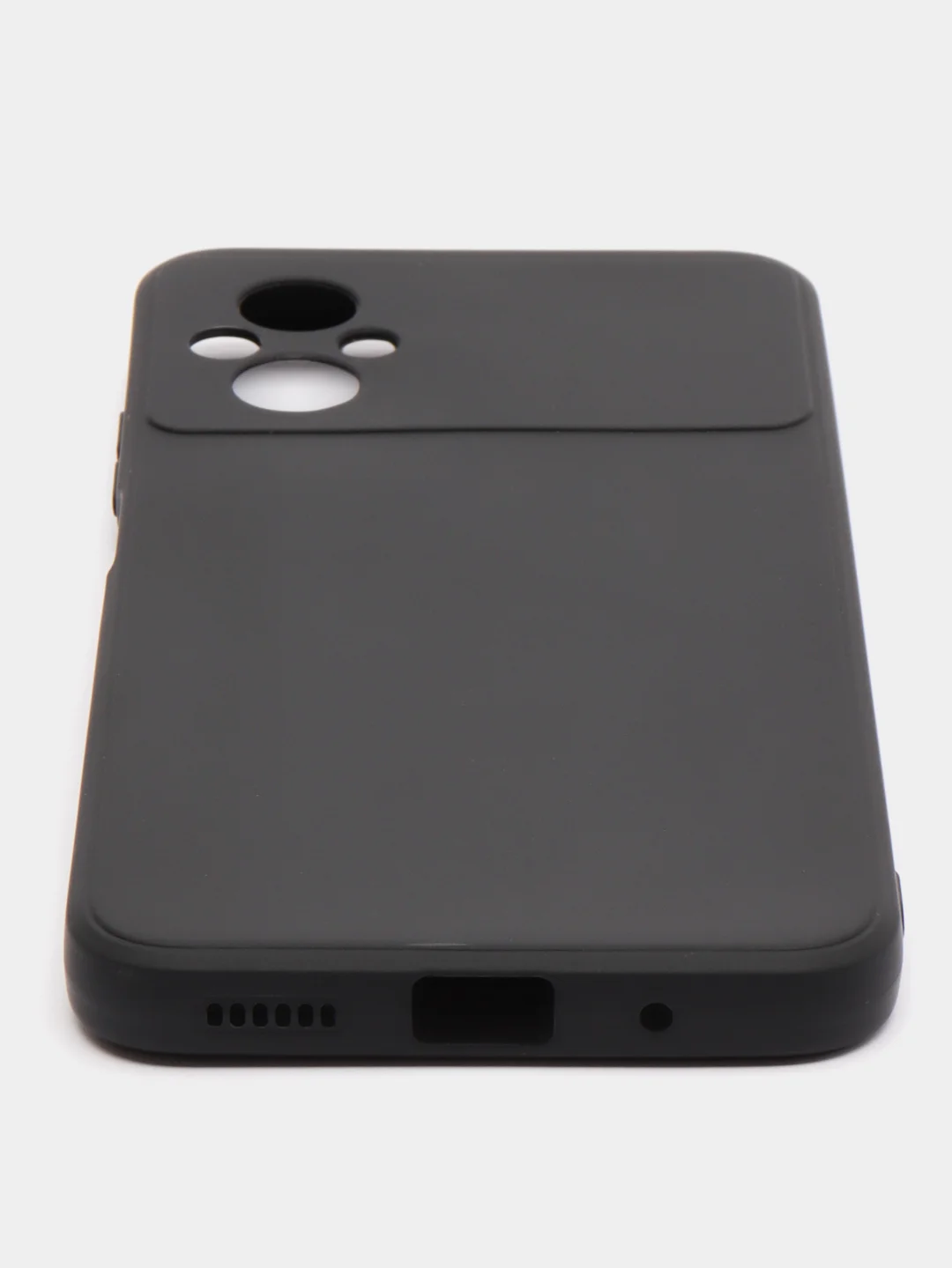 Черный силиконовый чехол для Xiaomi POCO M5 4G / M4 5G (Поко М5 4Г / М4 5 Джи), прозрачный