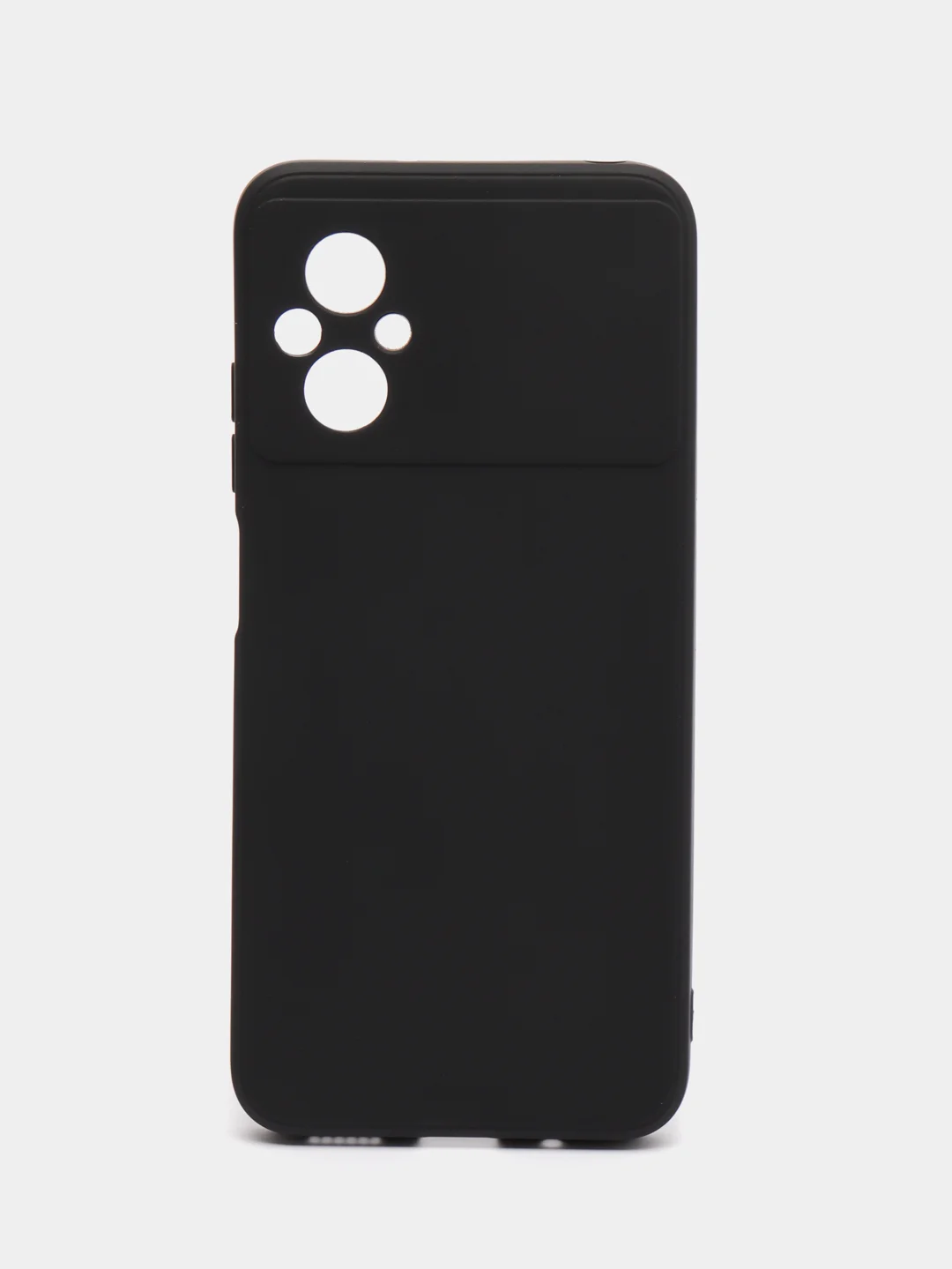 Черный силиконовый чехол для Xiaomi POCO M5 4G / M4 5G (Поко М5 4Г / М4 5 Джи), прозрачный