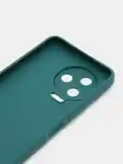 Зеленый силиконовый чехол Infinix NOTE 12 PRO 4G NOTE 12 2023 (Инфиникс Ноут 12 Про), прозрачный