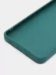 Зеленый силиконовый чехол Infinix NOTE 12 PRO 4G NOTE 12 2023 (Инфиникс Ноут 12 Про), прозрачный