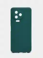 Зеленый силиконовый чехол Infinix NOTE 12 PRO 4G NOTE 12 2023 (Инфиникс Ноут 12 Про), прозрачный