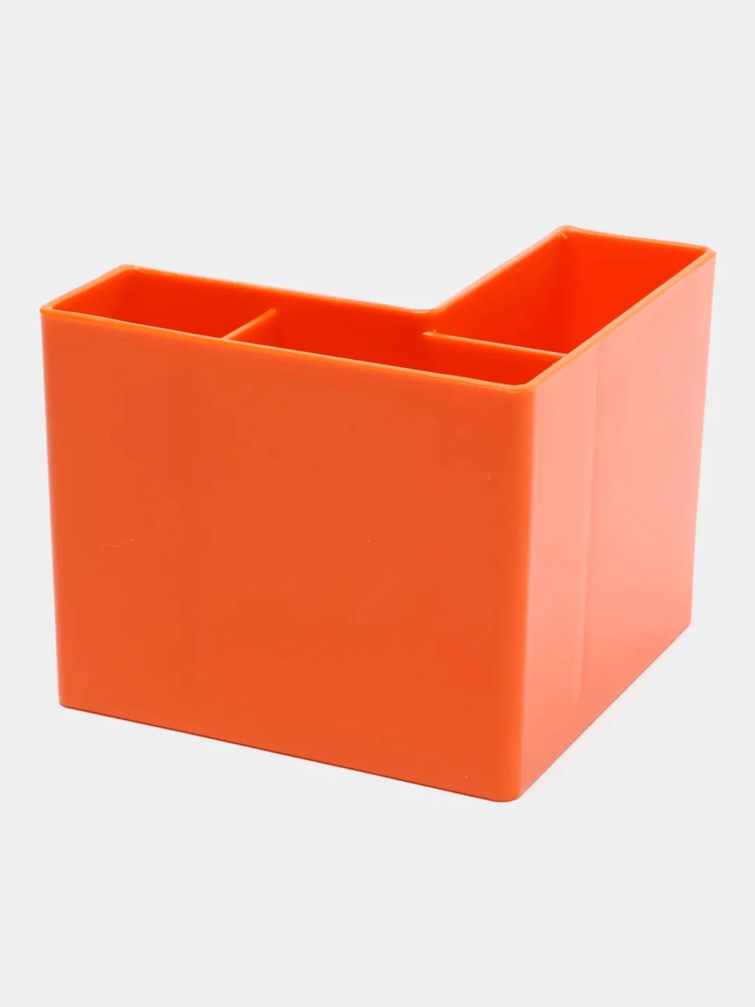 Подставка для канцелярских мелочей Attache Fantsy, оранжевая, 6 отделений