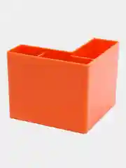 Подставка для канцелярских мелочей Attache Fantsy, оранжевая, 6 отделений