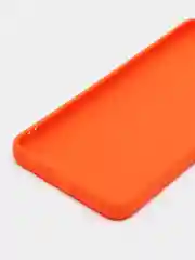 Оранжевый силиконовый чехол Infinix NOTE 12 PRO 4G NOTE 12 2023 (Инфиникс Ноут 12 Про), прозрачный