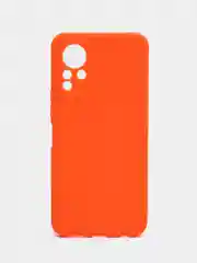 Оранжевый чехол силиконовый для Infinix Note 11 (X663), Note 12 G88 (Инфиникс Нот 11, Нот 12), прозрачный