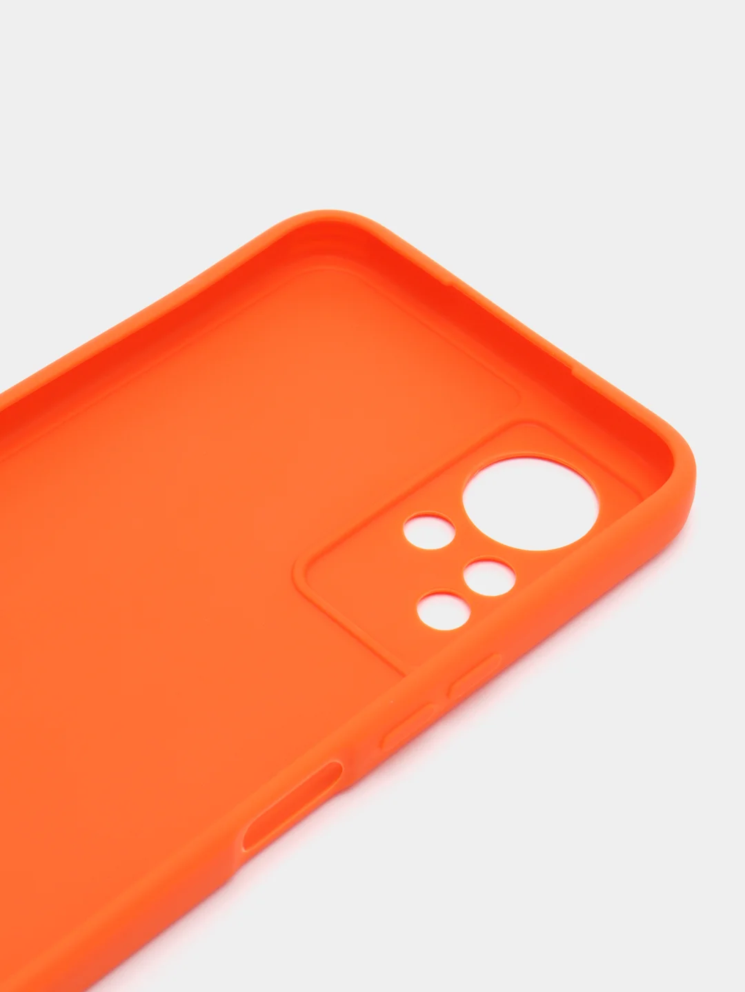 Оранжевый чехол силиконовый для Infinix Note 11 (X663), Note 12 G88 (Инфиникс Нот 11, Нот 12), прозрачный