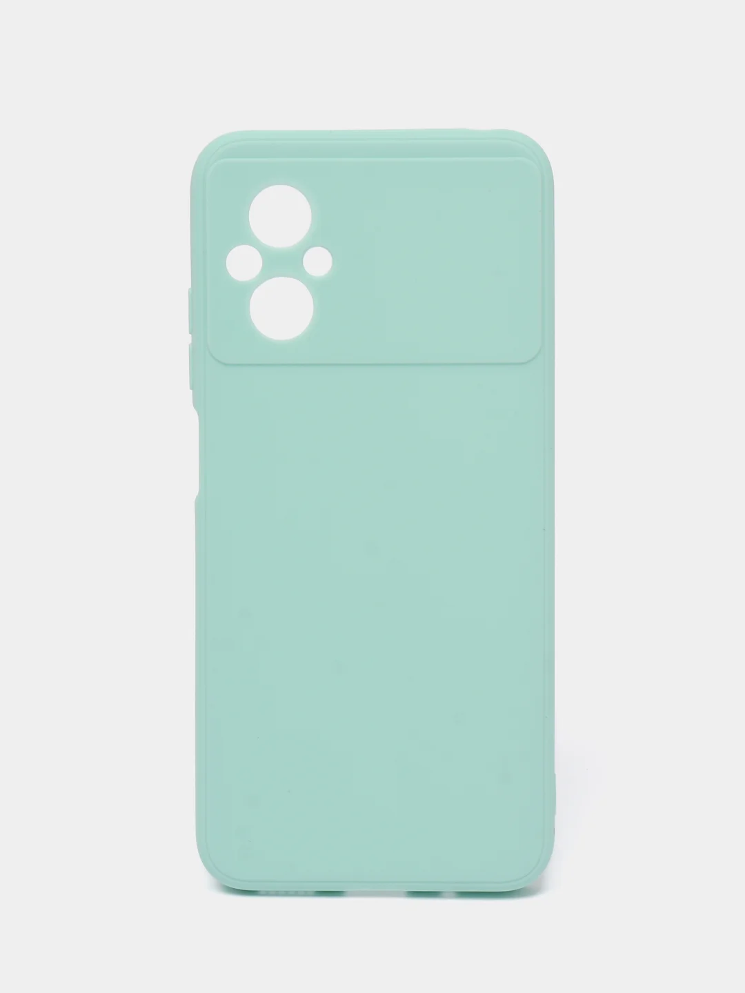 Бирюзовый силиконовый чехол для Xiaomi POCO M5 4G / M4 5G (Поко М5 4Г / М4 5 Джи), прозрачный